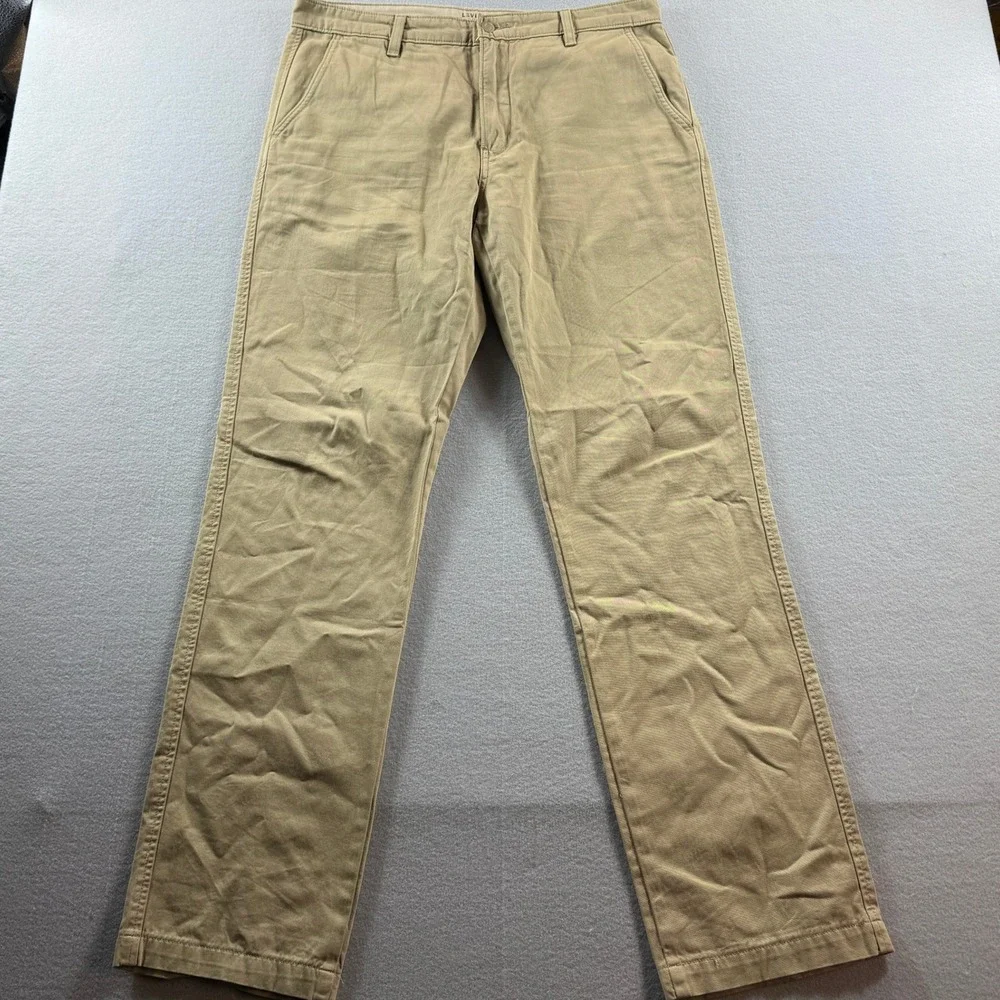 Levi's XX Chino Mens 34x34 Tan Authentic Relaxed Fit Pants